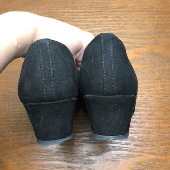 Black Wedge Shoes - Picture 6 of 6